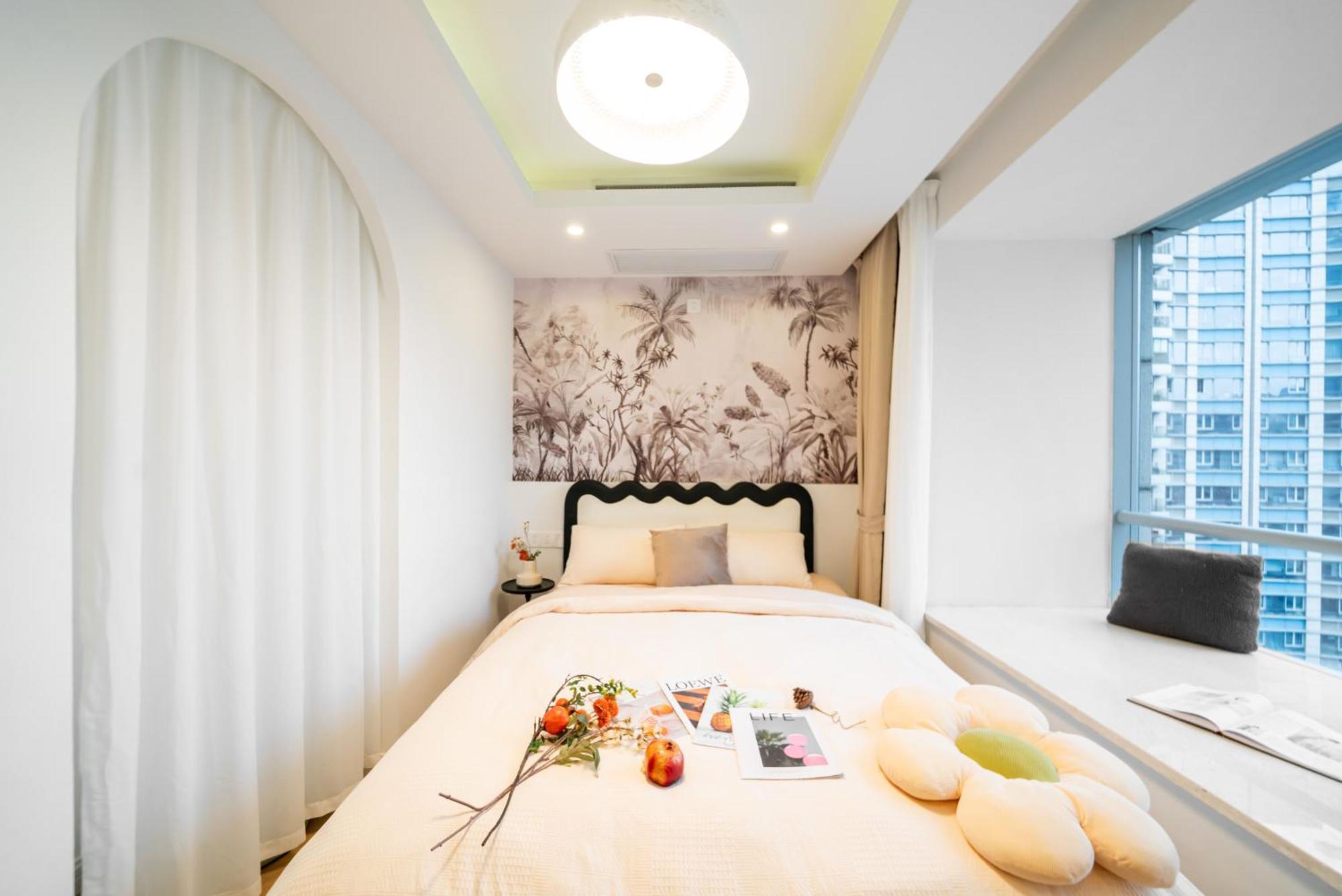 Tianzifang Sun Moonlight Fine Decoration Large Two-bedroom *